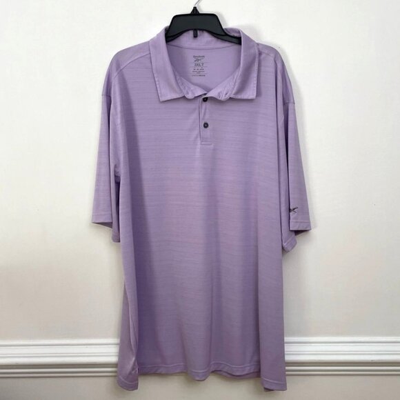 Reebok Speedwick Polo Shirt Men’s 3XLT Purple Golf Athleisure Big & Tall - Picture 1 of 5